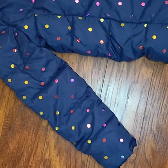 SWISS TECH Girl's Blue Winter Puffer Jacket with Hood - Size Large 10/12 - Picture 5 of 13